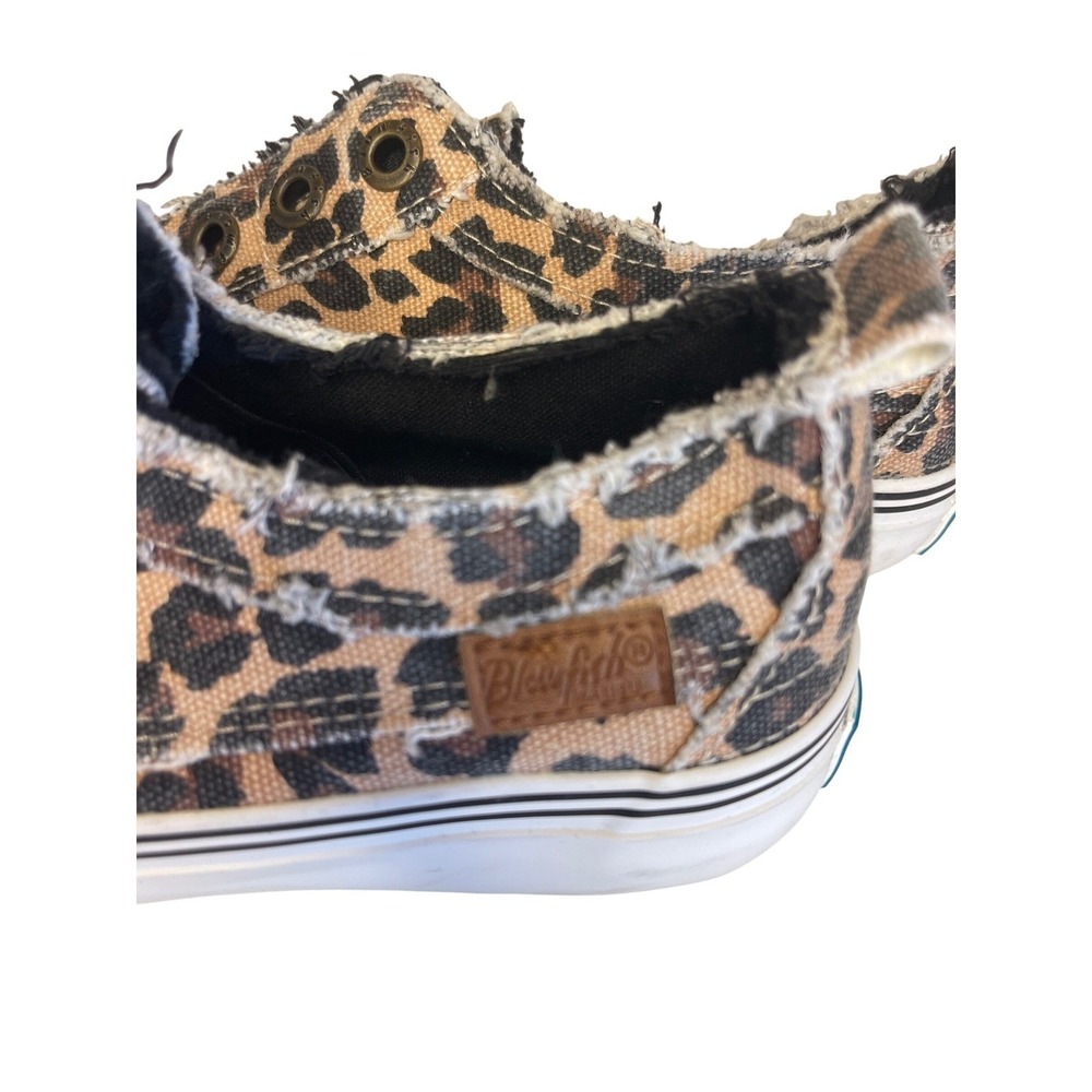 Blowfish Malibu Play Sneakers Bundle Leopard Sugar Skull Slip On Shoes Womens